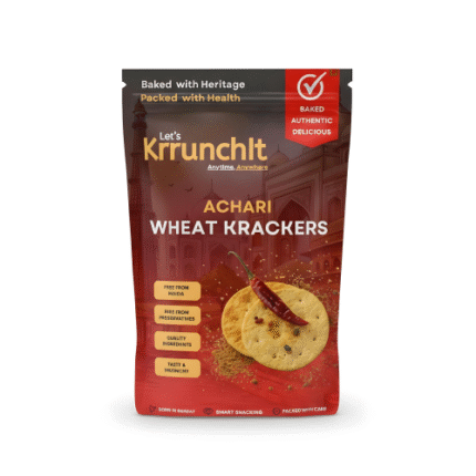 Achari Wheat Crackers